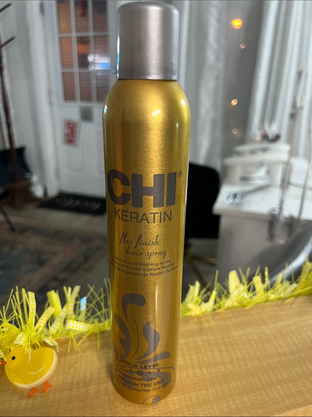CHI Keratin Gold Flex Finish Hair Spray - Flexible Hold, Shine
